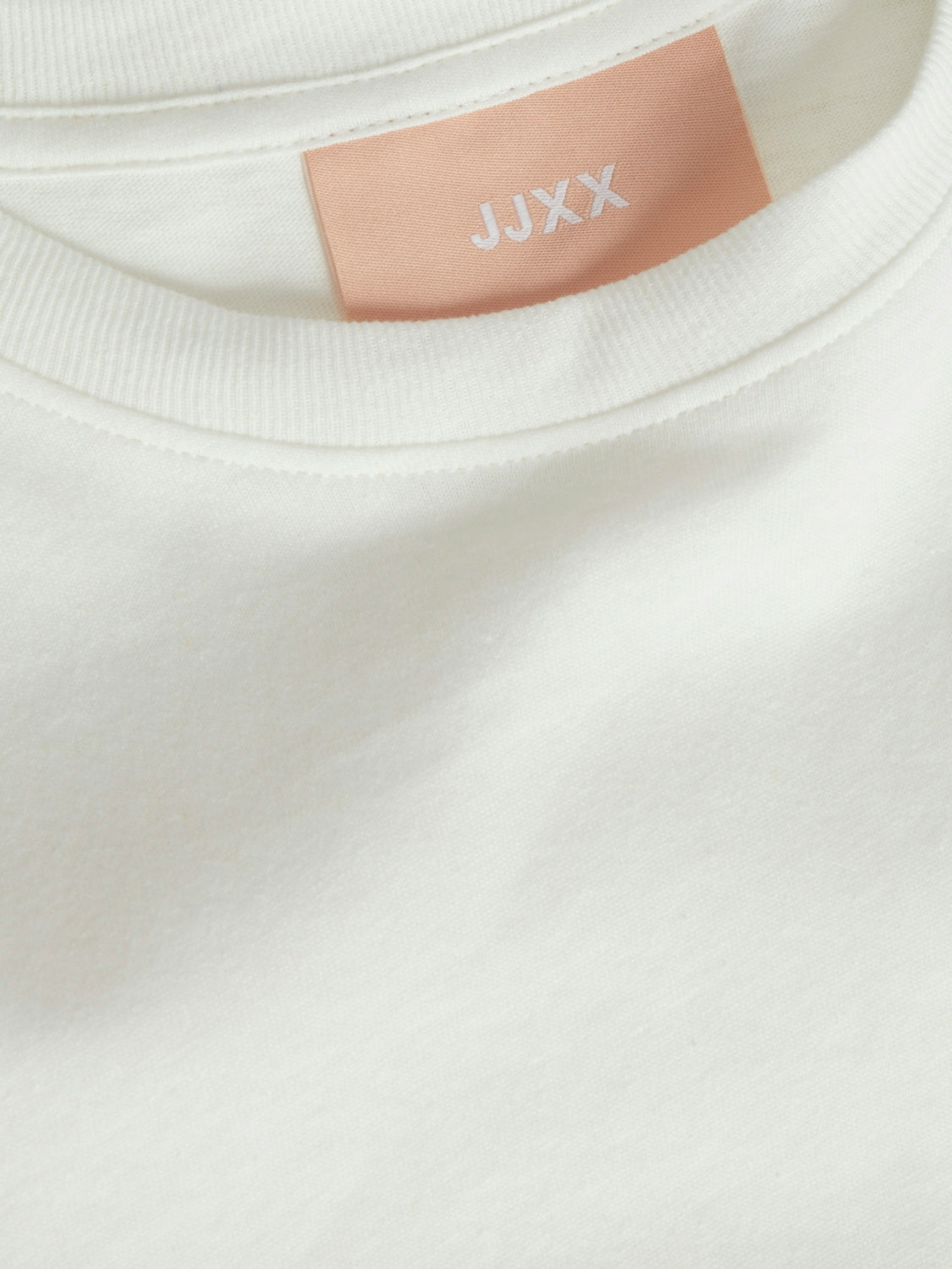 JXISLA T-Skjorte Linblanding Hvit
