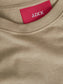 JXISLA T-Skjorte Linblanding Beige