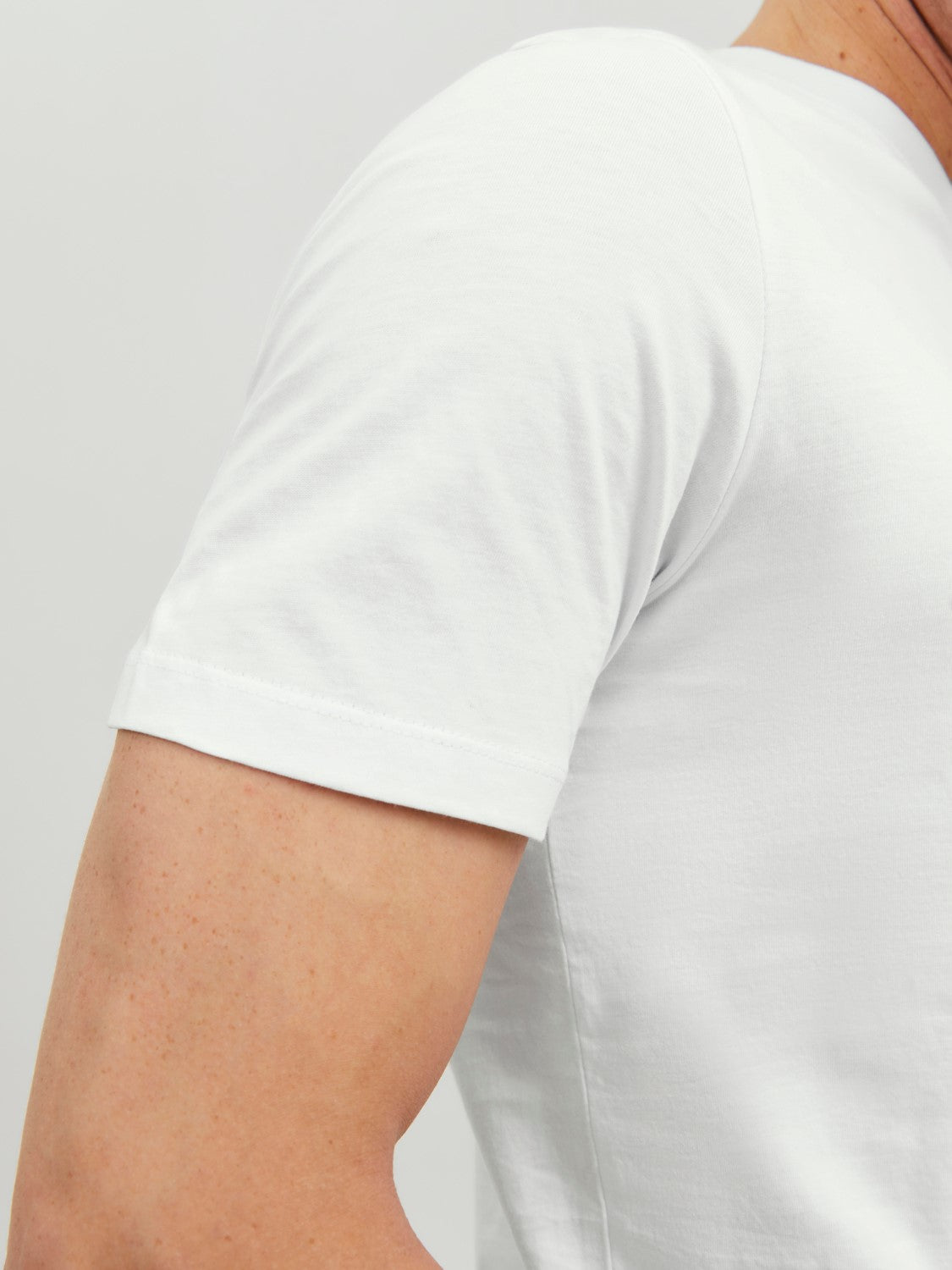 JJEORGANIC Basic T-Shirt White