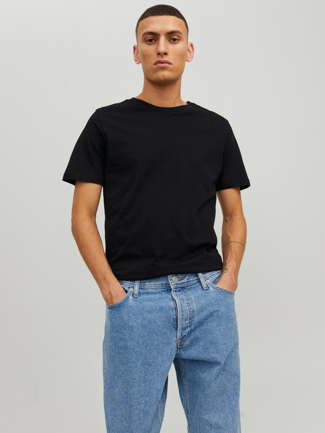 JJEORGANIC Basic T-Shirt Black