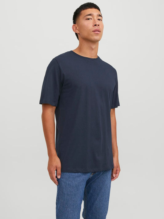 JJEORGANIC Basic T-Skjorte Blå