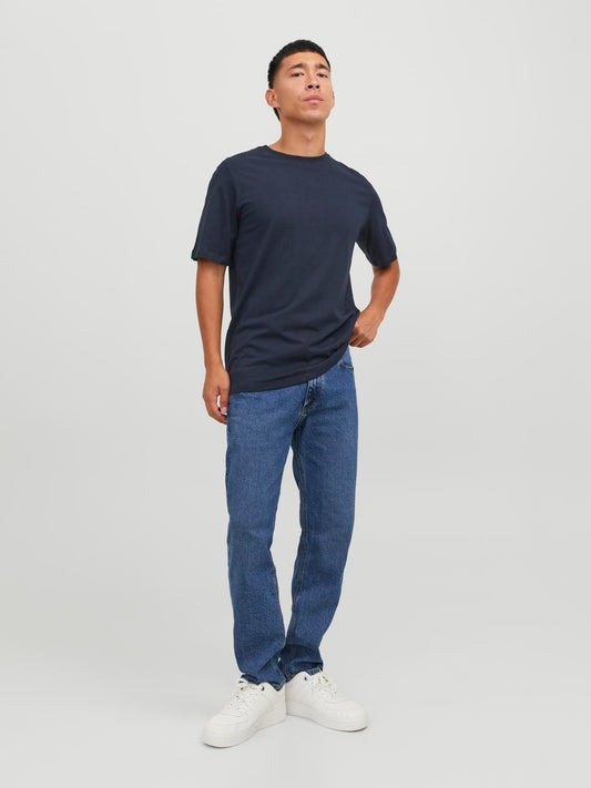 JJEORGANIC Basic T-Skjorte Blå