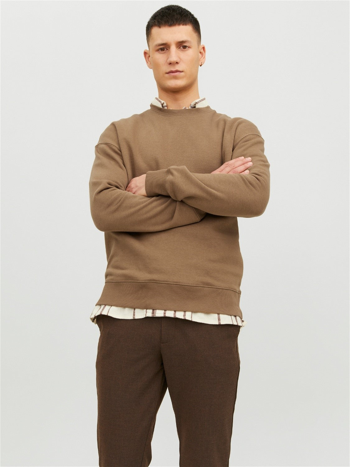 JJESTAR Sweater Light Brown