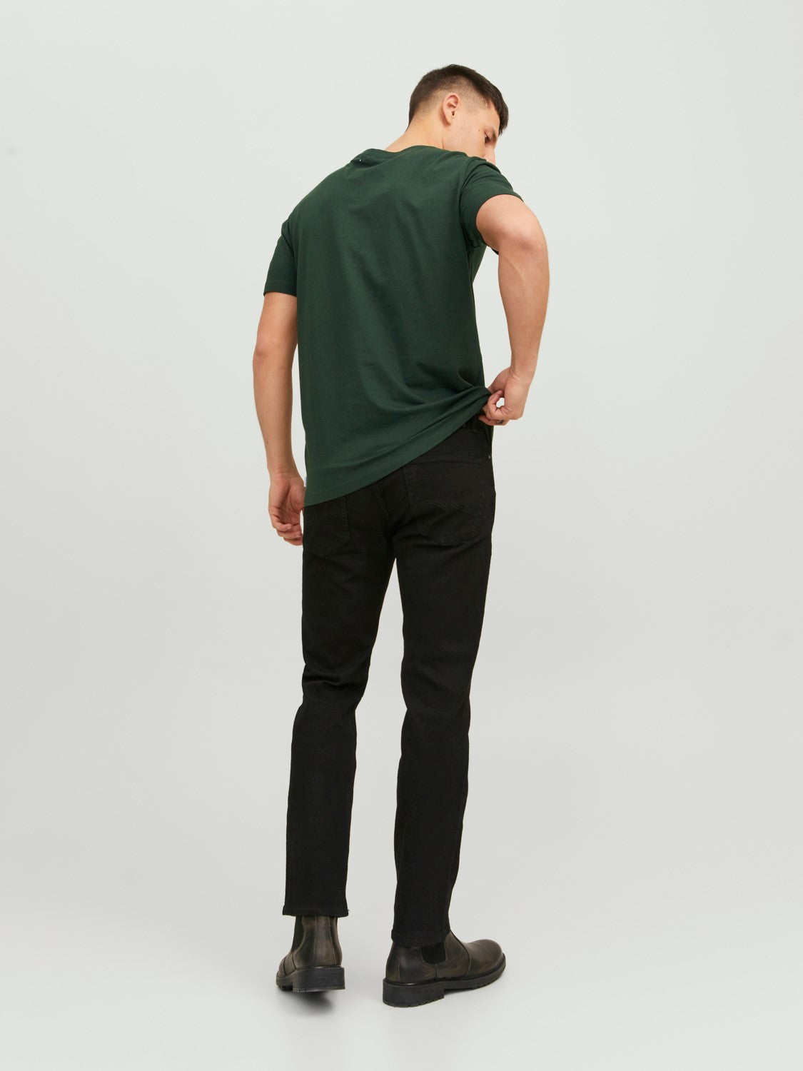 JJEORGANIC Basic T-Skjorte Grønn