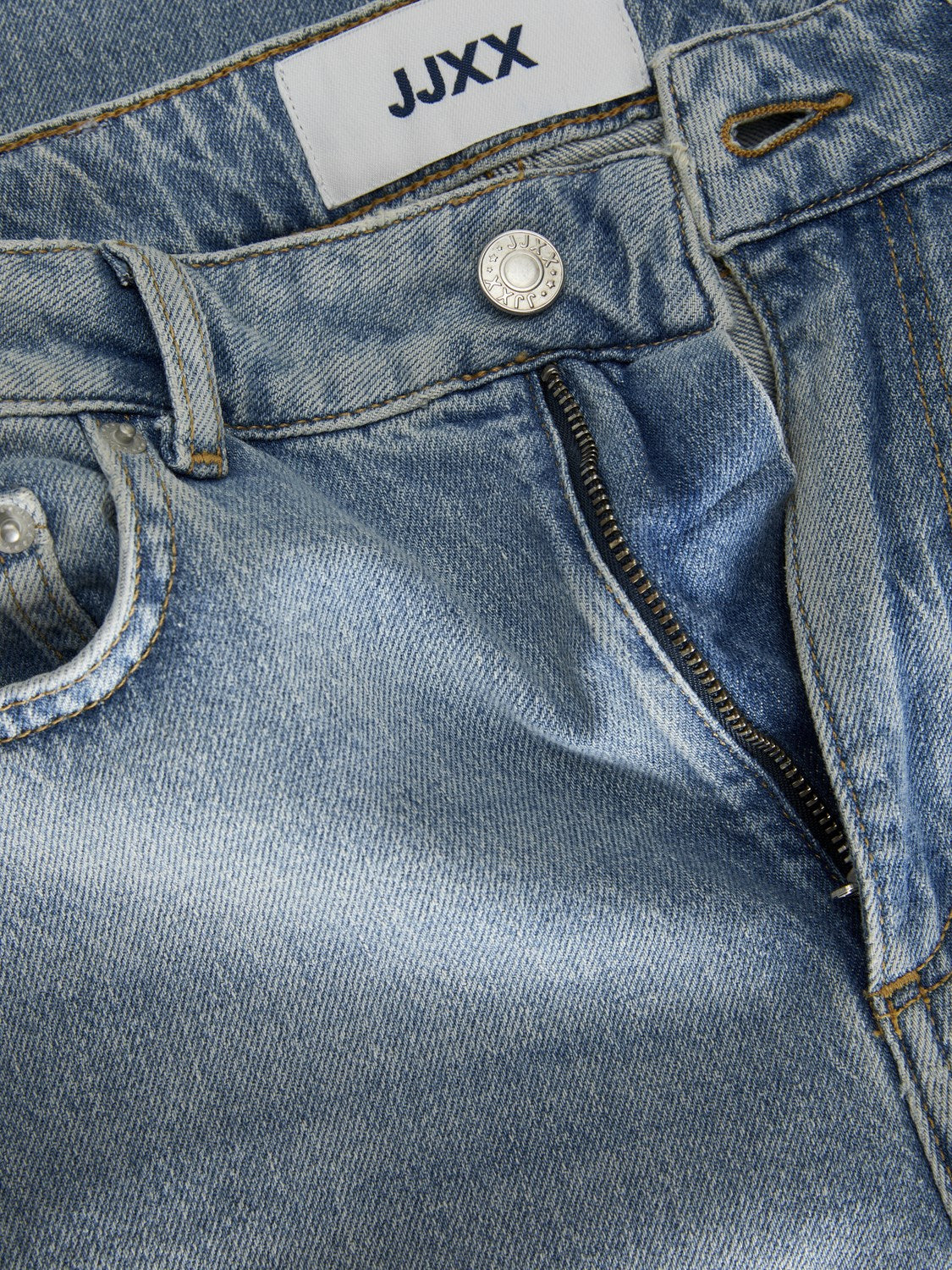 JXCIARA Slim Split Jeans