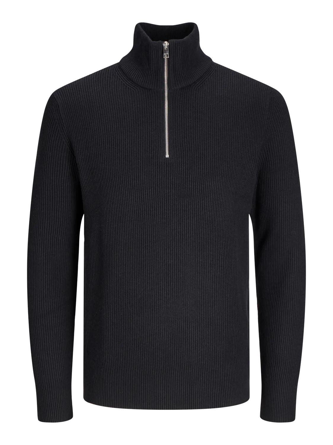 JJEPERFECT Half Zip Genser Svart