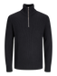 JJEPERFECT Half Zip Genser Svart