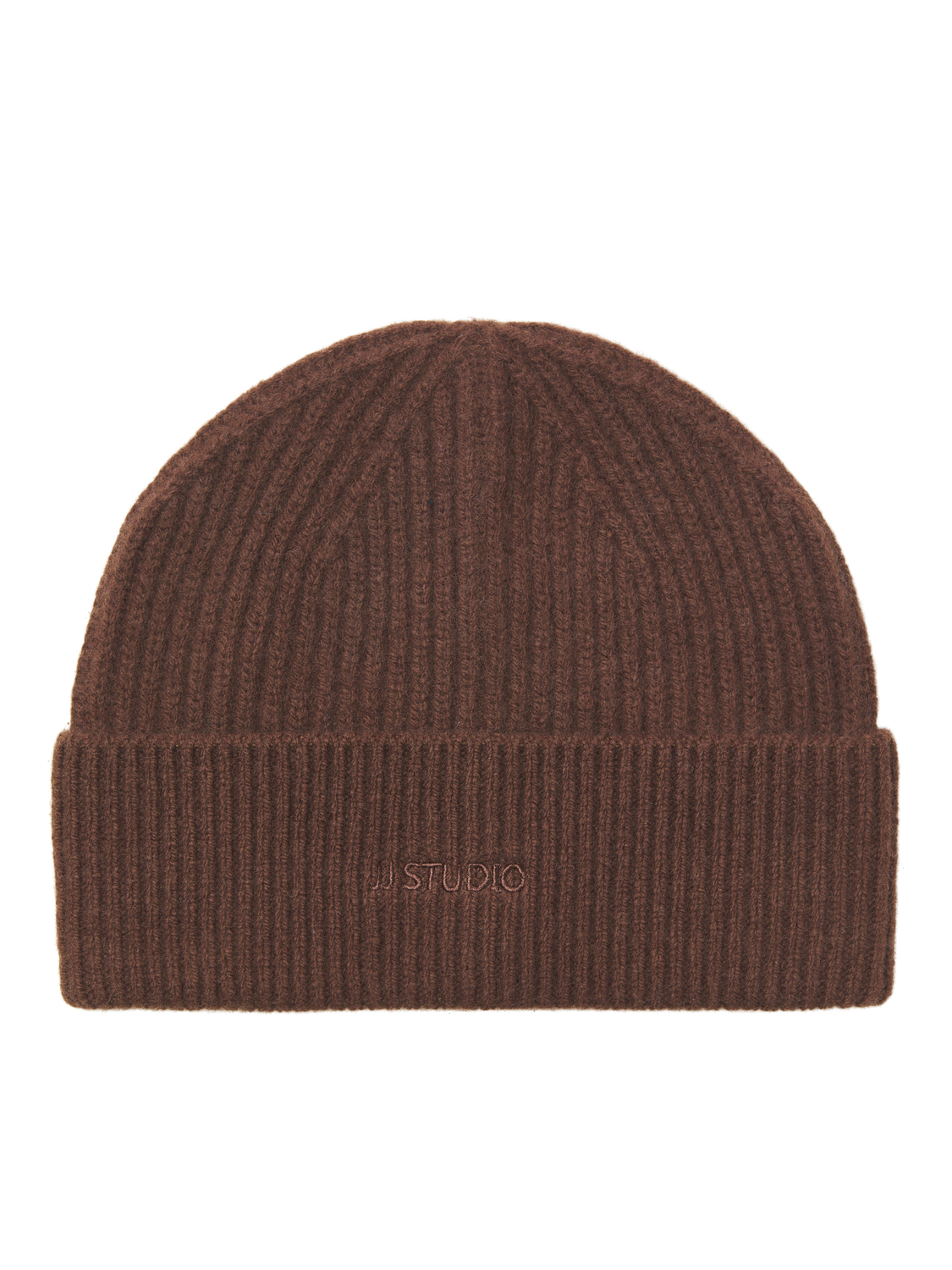 JACPLUMP Knit Beanie Ull Brun