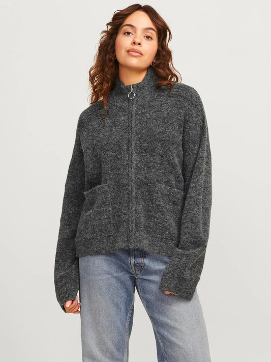 JXEVI Strikket Cardigan Zip