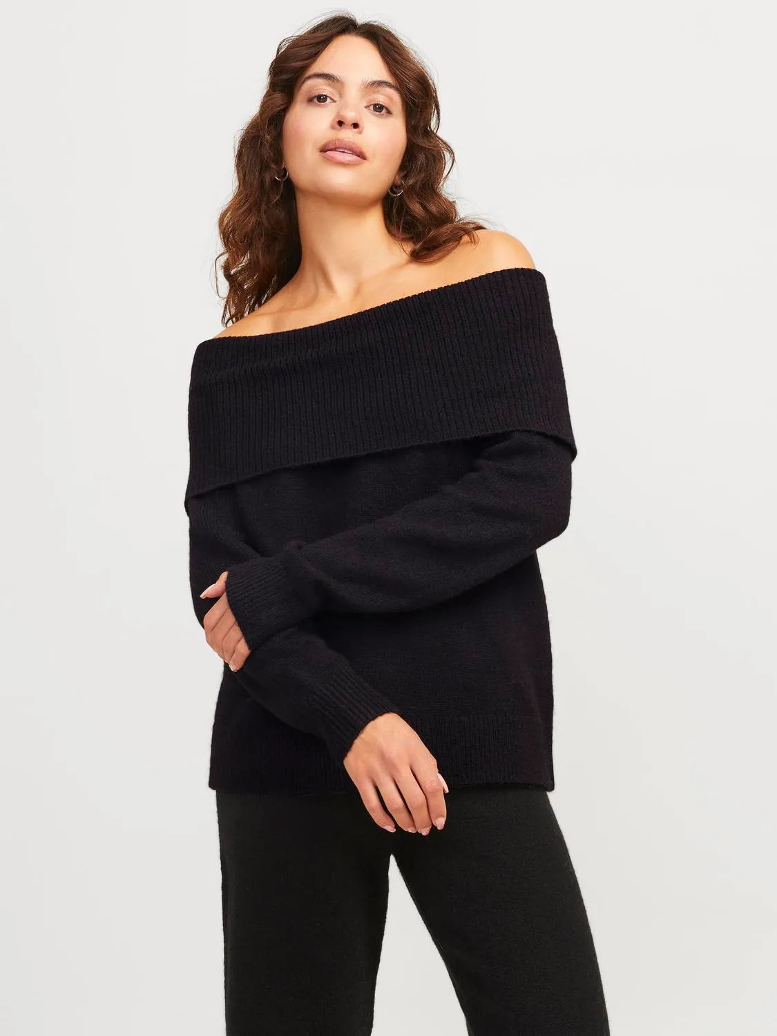 JXMINKA Off Shoulder Genser