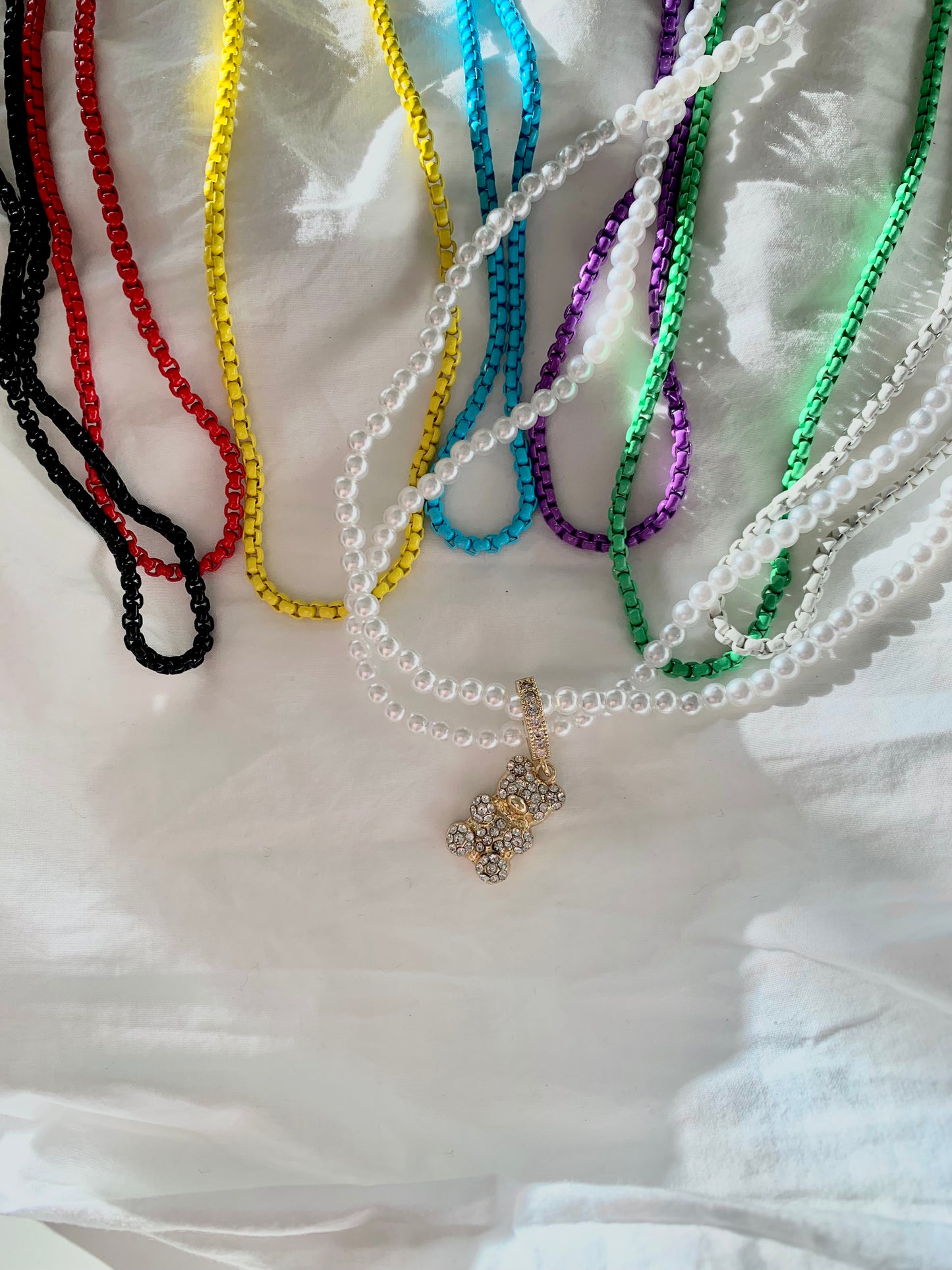 Color Chain Necklaces